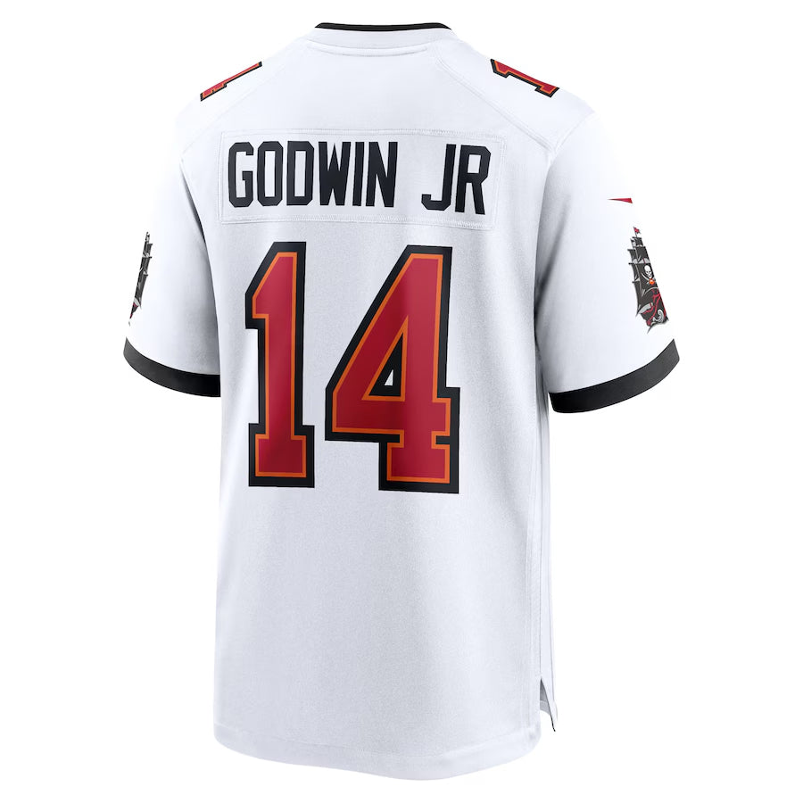Odoa TB.Buccaneers #14 Chris Godwin Jr. Player White Game Home Stitched Jerseys