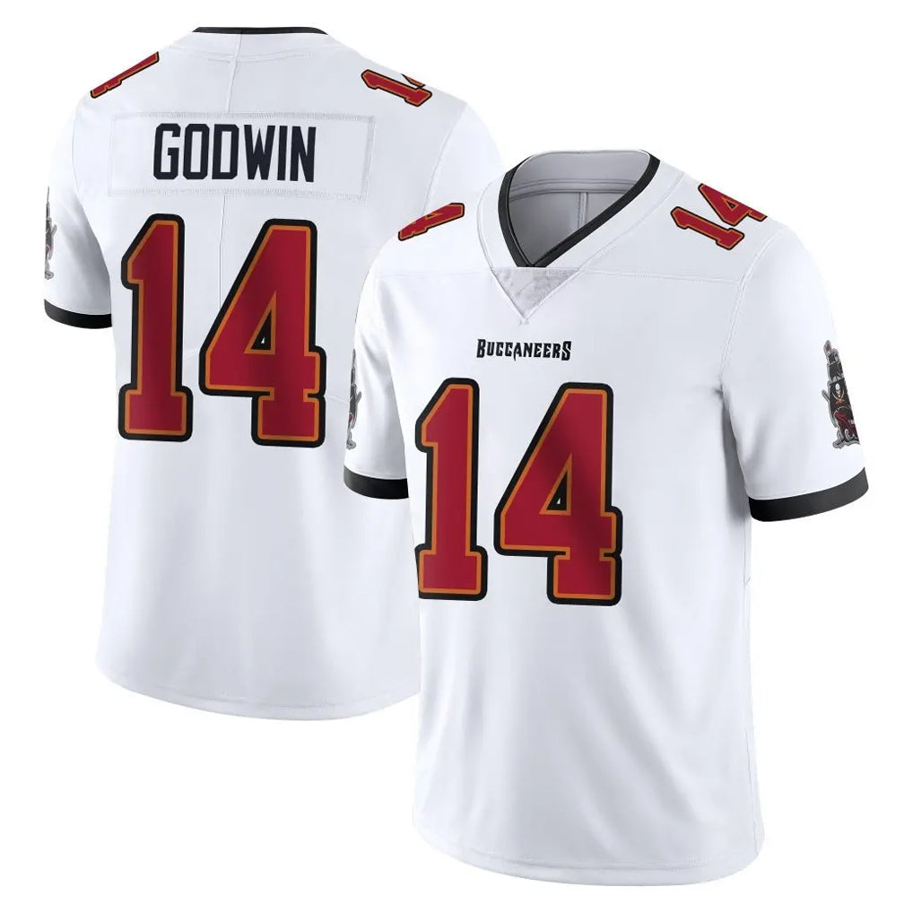 Odoa TB.Buccaneers #14 Chris Godwin Jr. Player White Limited Vapor Untouchable Home Game Stitched Jerseys