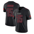 Odoa TB.Buccaneers #15 Tez Johnson Player Black Impact Limited Home Game Stitched Jerseys