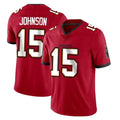 Odoa TB.Buccaneers #15 Tez Johnson Player Red Limited Vapor Home Game Stitched Jerseys