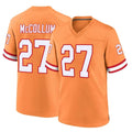 Odoa TB.Buccaneers #27 Zyon McCollum Player Orange Throwback Home Game Stitched Jerseys