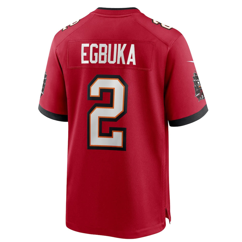 Odoa TB.Buccaneers #2 Emeka Egbuka Player Red Home Game Stitched Jerseys