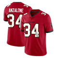 Odoa TB.Buccaneers #34 Alex Anzalone Player Red Limited Vapor Home Game Stitched Jerseys