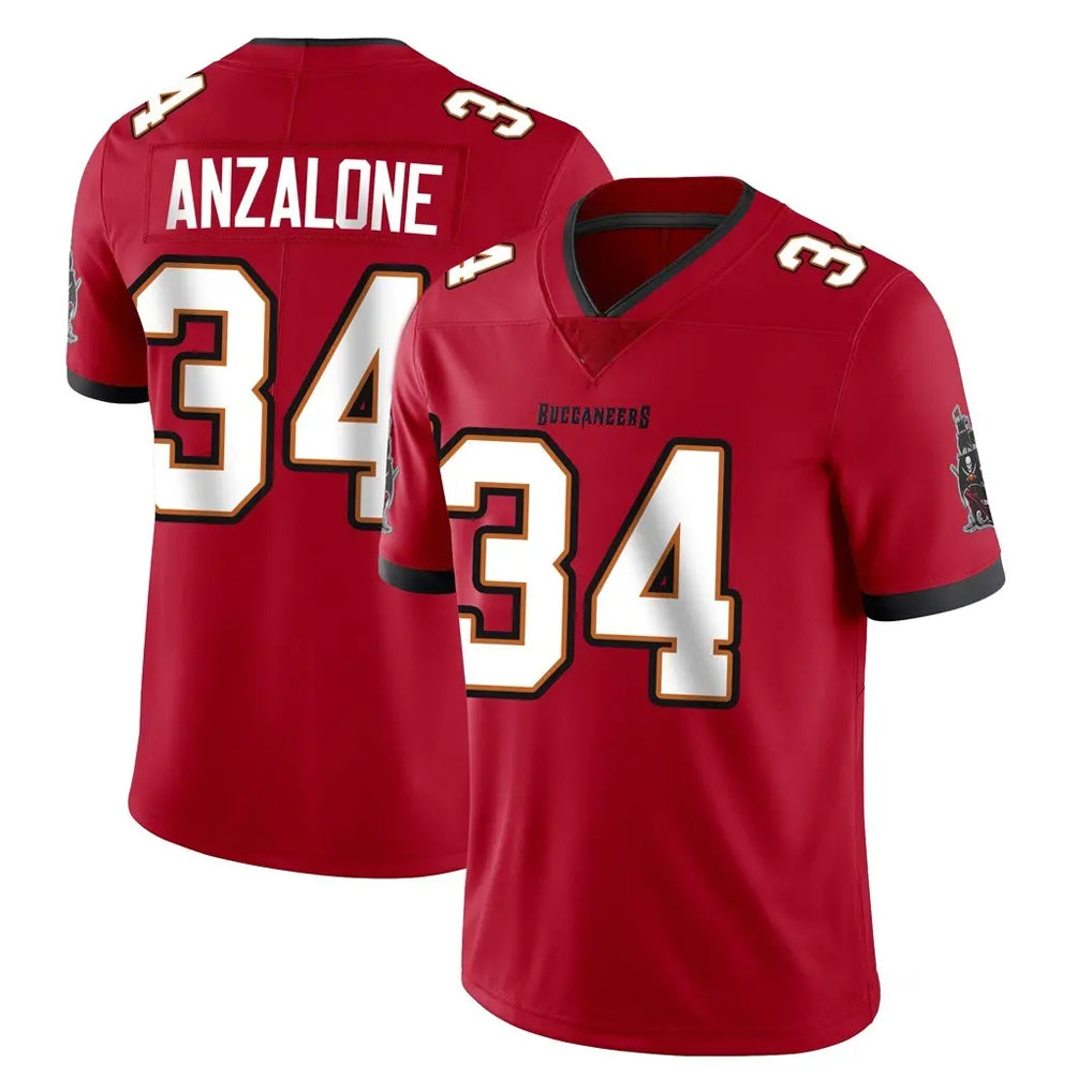 Odoa TB.Buccaneers #34 Alex Anzalone Player Red Limited Vapor Home Game Stitched Jerseys