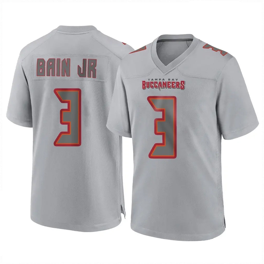 Odoa TB.Buccaneers #3 Rueben Bain Jr. Player Gray Atmosphere Fashion Home Game Stitched Jerseys