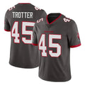 Odoa TB.Buccaneers #45 Josiah Trotter Player Pewter Limited Alternate Vapor Home Game Stitched Jerseys