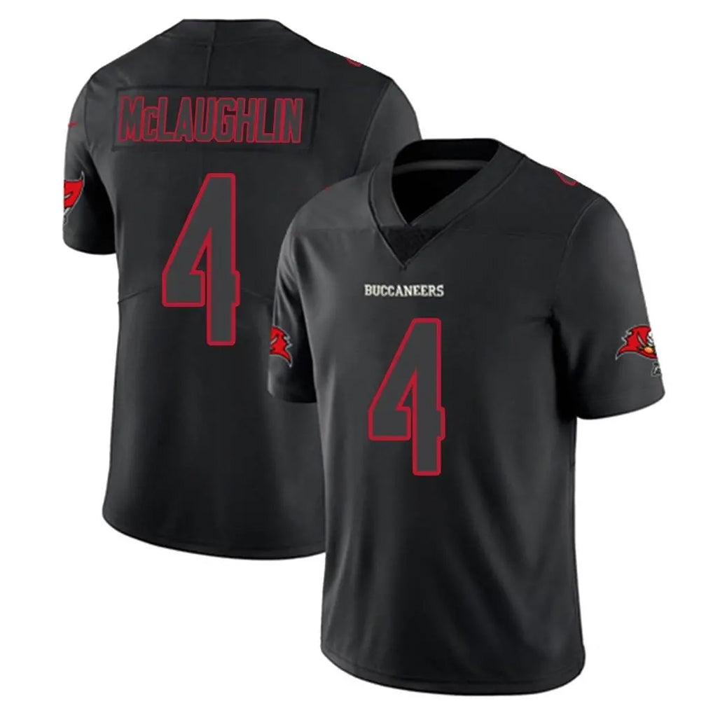 Odoa TB.Buccaneers #4 Chase McLaughlin Player Black Impact Limited Home Game Stitched Jerseys