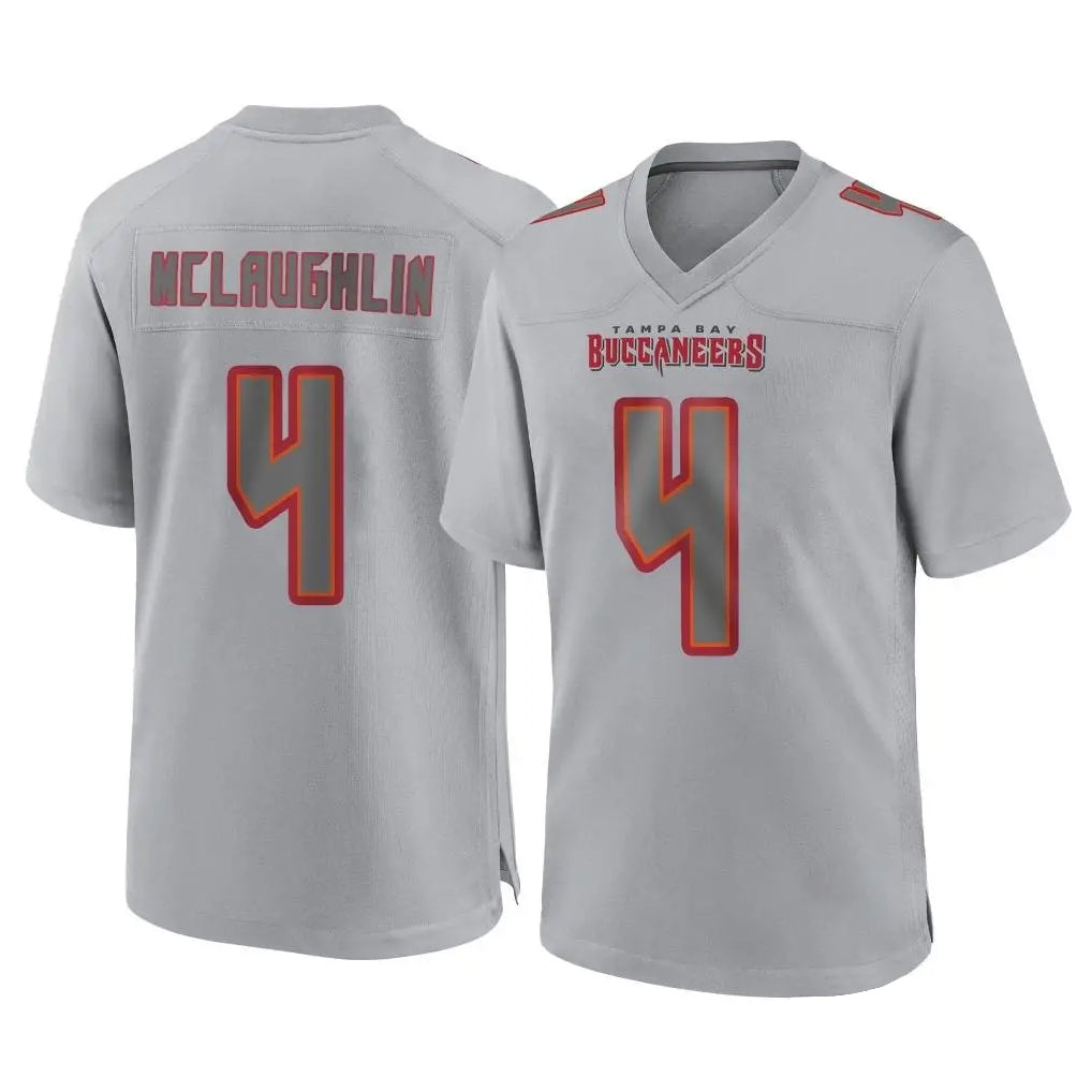 Odoa TB.Buccaneers #4 Chase McLaughlin Player Gray Atmosphere Fashion Home Game Stitched Jerseys