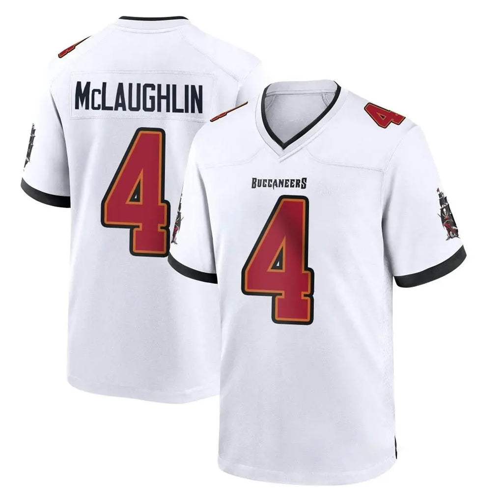 Odoa TB.Buccaneers #4 Chase McLaughlin Player White Home Game Stitched Jerseys