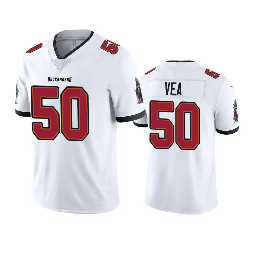 Odoa TB.Buccaneers #50 Vita Vea Player White Limited Vapor Untouchable Home Game Stitched Jerseys