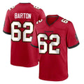Odoa TB.Buccaneers #62 Graham Barton Player Red Home Game Stitched Jerseys