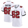 Odoa TB.Buccaneers #62 Graham Barton Player White Home Game Stitched Jerseys