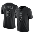 Odoa TB.Buccaneers #6 Baker Mayfield Player Black RFLCTV Limited Stitched Jerseys