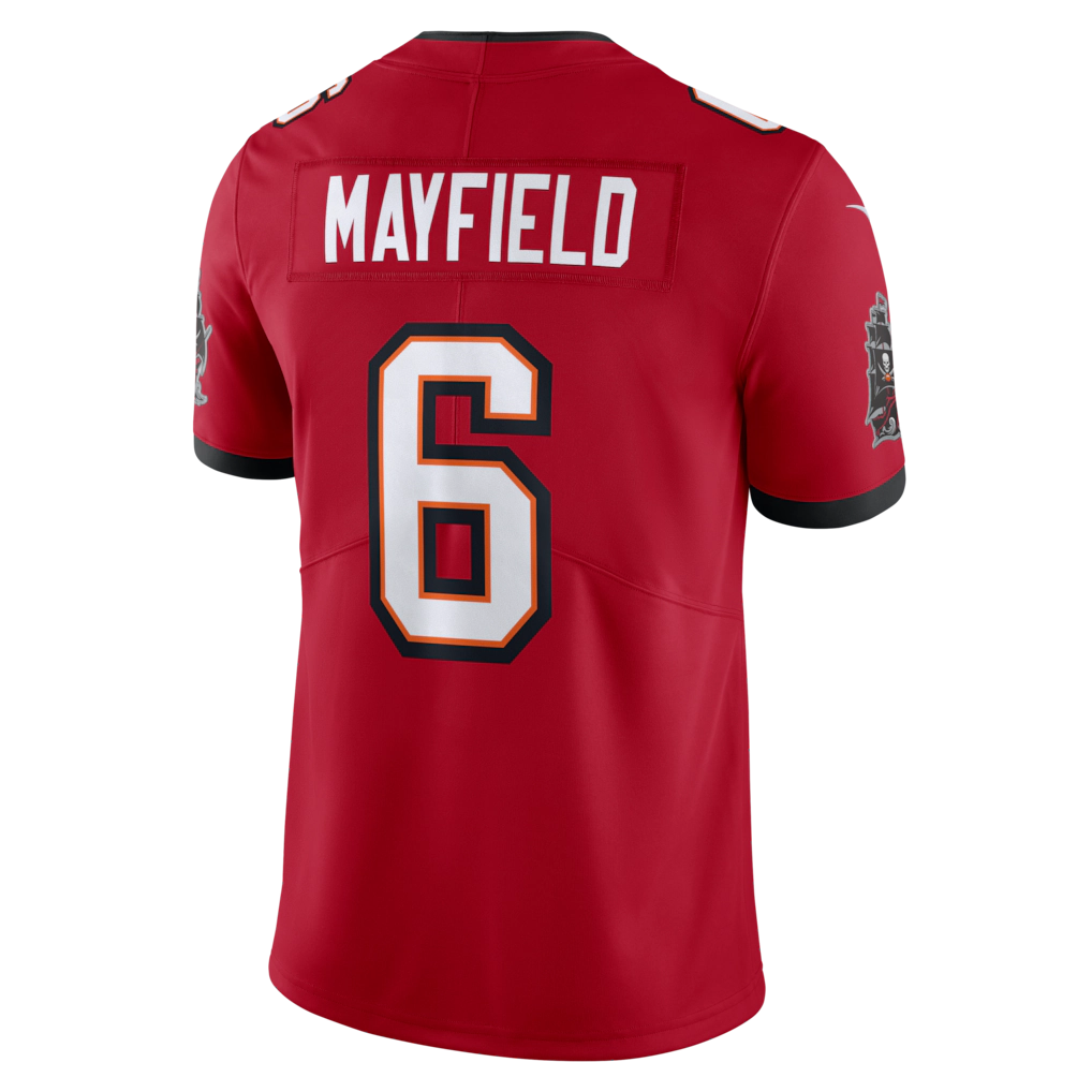 Odoa TB.Buccaneers #6 Baker Mayfield Red Vapor Untouchable Limited Stitched Jerseys
