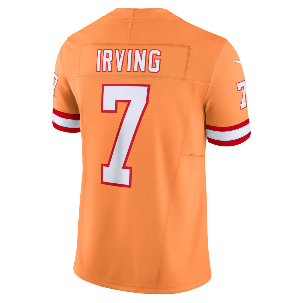 Odoa TB.Buccaneers #7 Bucky Irving Orange Alternate 2 Throwback Vapor F.U.S.E. Limited Stitched Jerseys