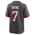 Odoa TB.Buccaneers #7 Bucky Irving Pewter Alternate Game Stitched Jerseys
