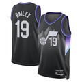 Odoa U.Jazz #19 Ace Bailey Black Swingman Player Stitched Jerseys- Statement Edition