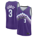 Odoa U.Jazz #3 Keyonte George Purple Fast Break Replica Stitched Jerseys- Icon Edition