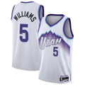 Odoa U.Jazz #5 Cody Williams White Swingman Stitched Jerseys - Association Edition