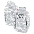Odoa W.Commanders Arctic Camo Limited Salute to Service Pullover Hoodies Game Blank Player Stitched Jerseys
