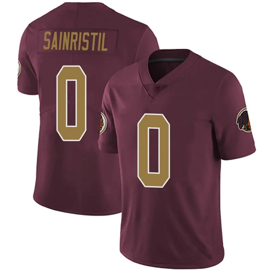 Odoa W.Commanders #0 Mike Sainristil Player Burgundy Alternate Vapor Untouchable Limited  Stitched Jerseys
