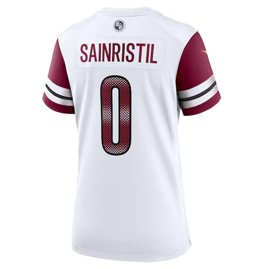 Odoa W.Commanders #0 Mike Sainristil Player White Home Game Stitched Jerseys