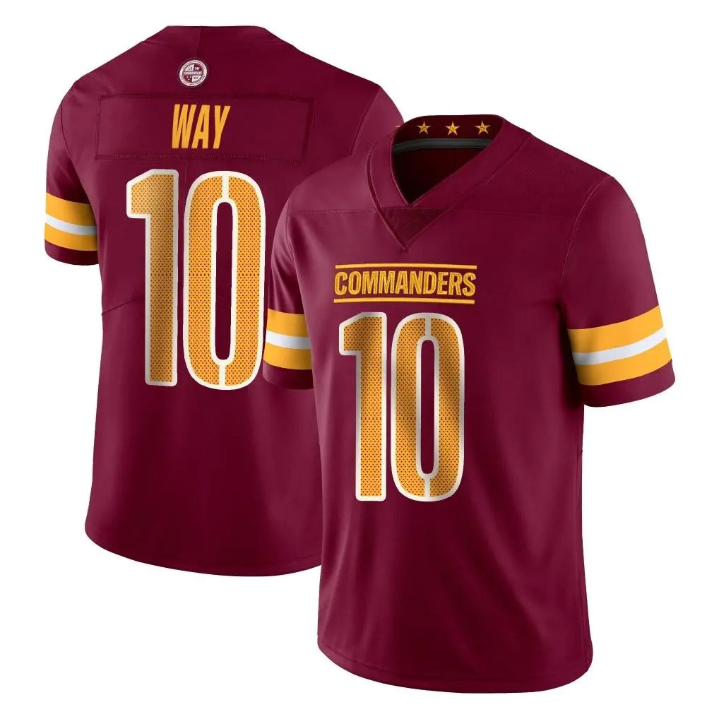 Odoa W.Commanders #10 Tress Way Player Burgundy Limited Vapor Home Game Stitched Jerseys