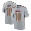 Odoa W.Commanders #10 Tress Way Player Gray Atmosphere Fashion Home Game Stitched Jerseys
