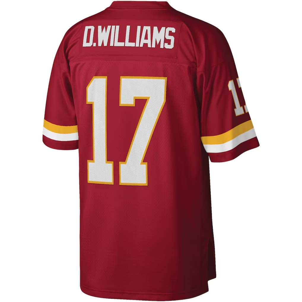 Odoa W.Commanders #17 Doug Williams Mitchell & Ness Burgundy Legacy Replica Stitched Puhic Jersey