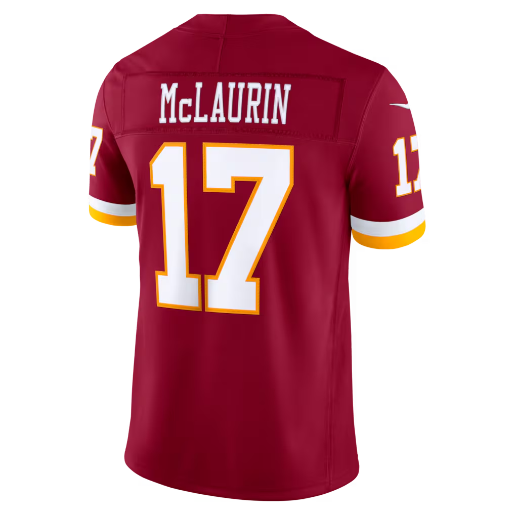 Odoa W.Commanders #17 Terry McLaurin Burgundy Team Vapor F.U.S.E. Stitched Limited Jerseys