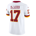 Odoa W.Commanders #17 Terry McLaurin White Vapor F.U.S.E. Stitched Limited Jerseys