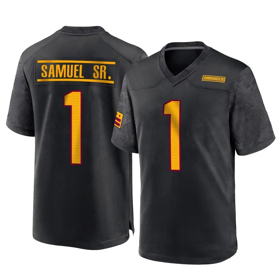 Odoa W.Commanders #1 Deebo Samuel Sr Player Black Home Game Football Jerseys