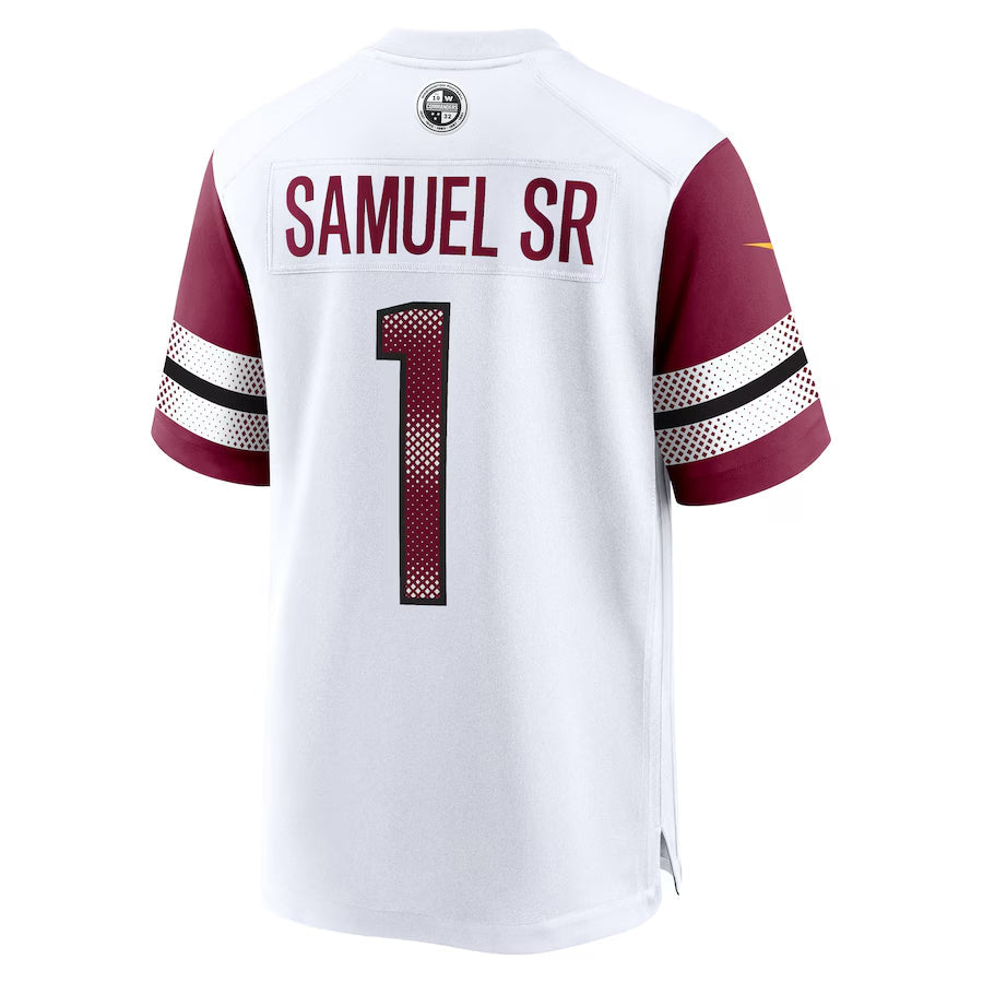 Odoa W.Commanders #1 Deebo Samuel Sr Player White Home Game Stitched Jerseys