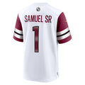Odoa W.Commanders #1 Deebo Samuel Sr Player White Home Game Stitched Jerseys