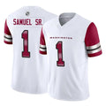 Odoa W.Commanders #1 Deebo Samuel Sr Player White Vapor F.U.S.E. Limited Stitched Jerseys