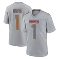 Odoa W.Commanders #1 Rachaad White Player Gray Atmosphere Fashion Home Game Stitched Jerseys