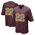 Odoa W.Commanders #22 Jacory Croskey-Merritt Player Burgundy Alternate Home Game Stitched Jerseys