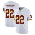 Odoa W.Commanders #22 Jacory Croskey-Merritt Player White Limited Vapor Untouchable Home Game Stitched Jerseys