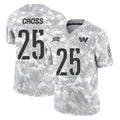 Odoa W.Commanders #25 Nick Cross Player Arctic Camo Limited Salute To Service Home Game Stitched Jerseys