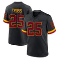 Odoa W.Commanders #25 Nick Cross Player Black Limited Home Game Stitched Jerseys