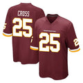 Odoa W.Commanders #25 Nick Cross Player Burgundy Team Color Home Game Stitched Jerseys