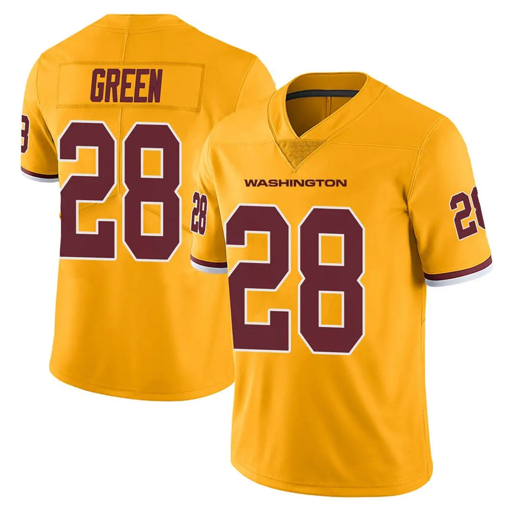 Odoa W.Commanders #28 Darrell Green Player  Gold Vapor Limited Stitched Jerseys