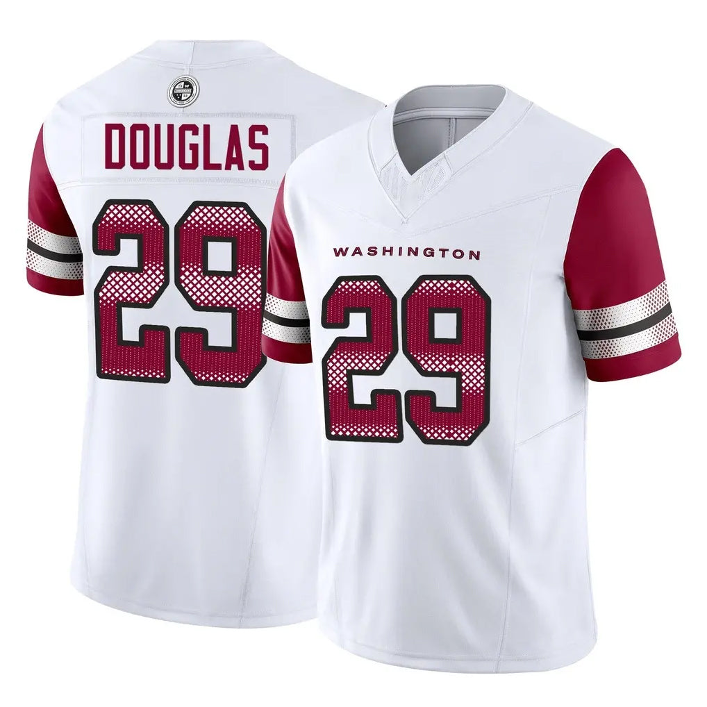 Odoa W.Commanders #29 Rasul Douglas Player White Vapor F.U.S.E. Limited Home Game Stitched Jerseys