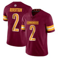 Odoa W.Commanders #2 Amik Robertson Player Burgundy Limited Vapor Home Game Stitched Jerseys