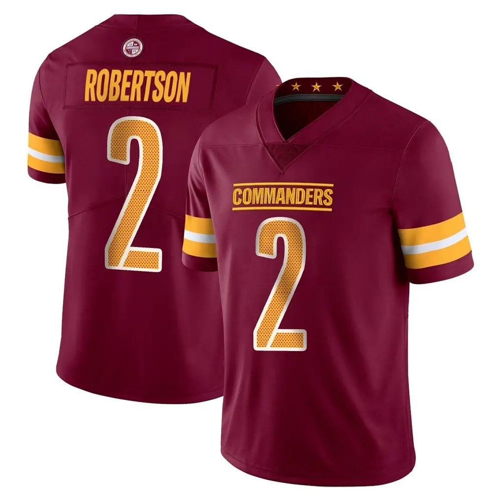 Odoa W.Commanders #2 Amik Robertson Player Burgundy Limited Vapor Home Game Stitched Jerseys