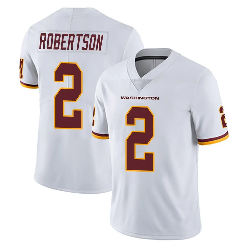 Odoa W.Commanders #2 Amik Robertson Player White Limited Vapor Untouchable Home Game Stitched Jerseys
