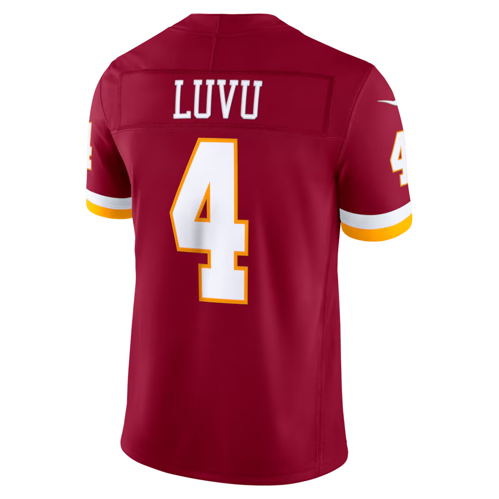 Odoa W.Commanders #4 Frankie Luvu Burgundy Team Vapor F.U.S.E. Stitched Limited Jerseys