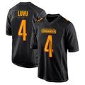 Odoa W.Commanders #4 Frankie Luvu Player Black Fashion Stitched Jerseys
