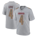 Odoa W.Commanders #4 Frankie Luvu Player Gray Atmosphere Fashion Home Game Stitched Jerseys