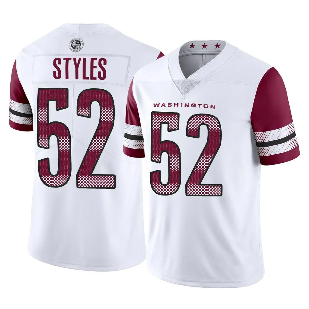 Odoa W.Commanders #52 Sonny Styles Player White Limited Vapor Home Game Stitched Jerseys